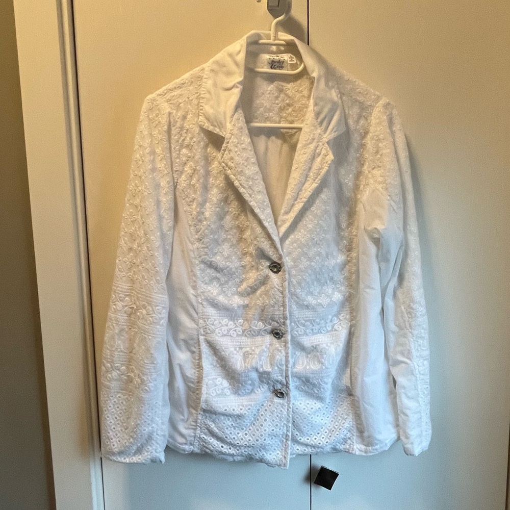 Parsley & Sage White Jacket in L